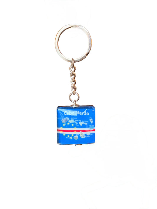 Porte-Clé solide et pratique  design des îles du Cap-Vert